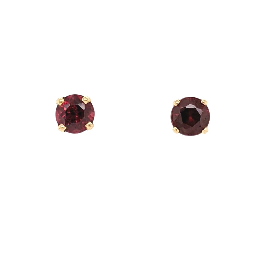 Garnet Stud Earrings