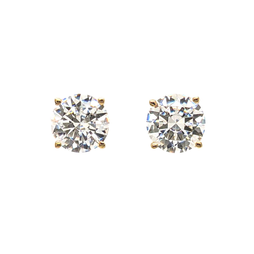 Cubic Zirconia Studs