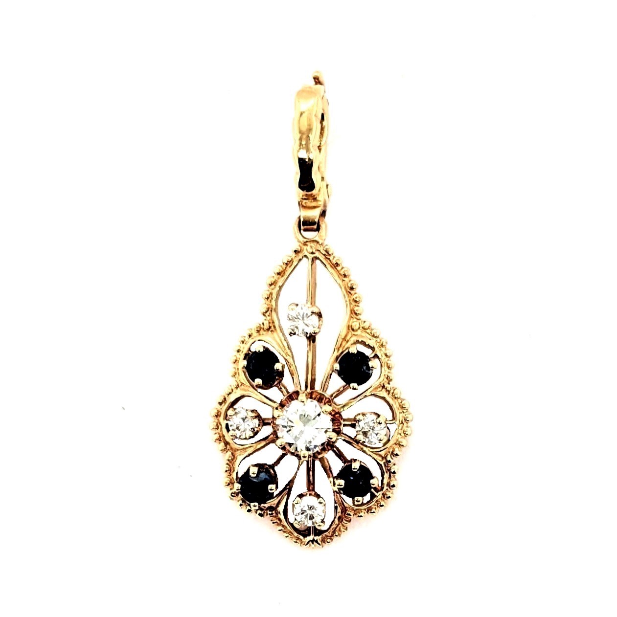 Sapphire and Diamond Pendant