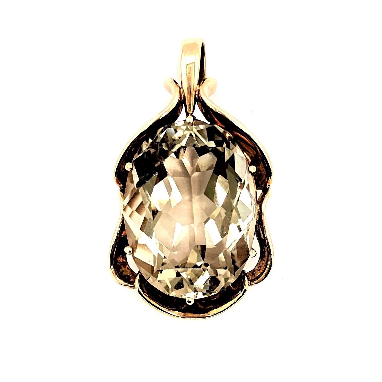 Gold Quart Pendant