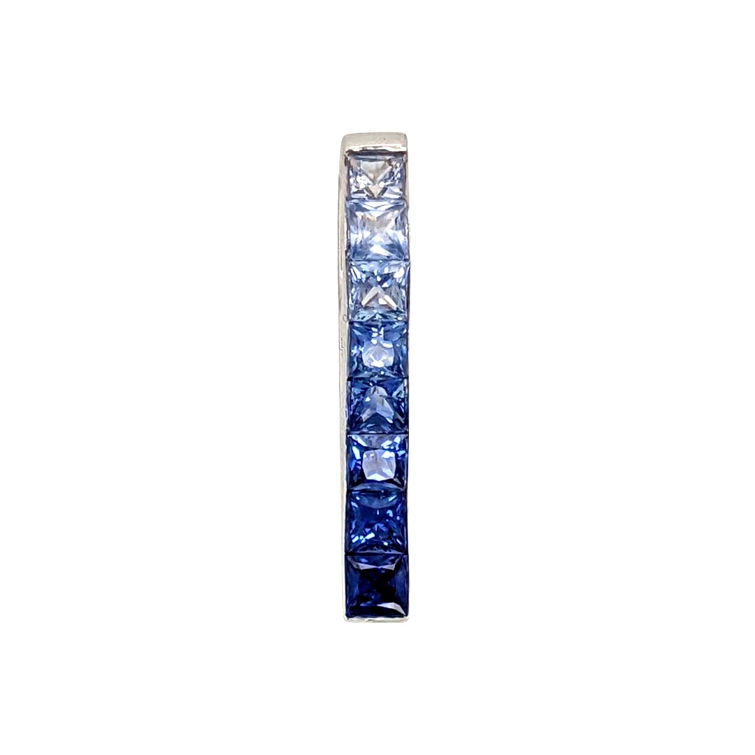 Tapering Sapphire Pendant