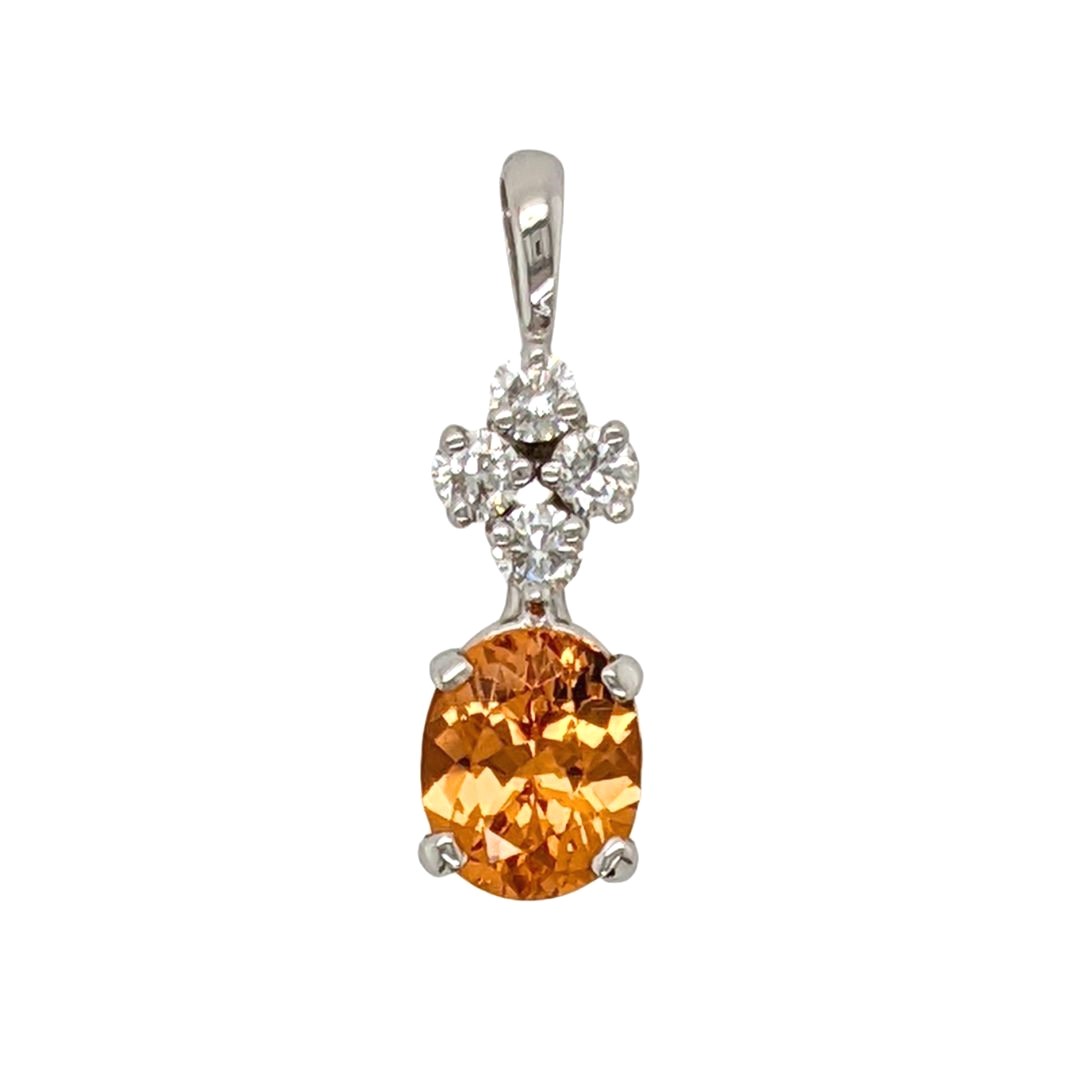 Spessartine Garnet Pendant