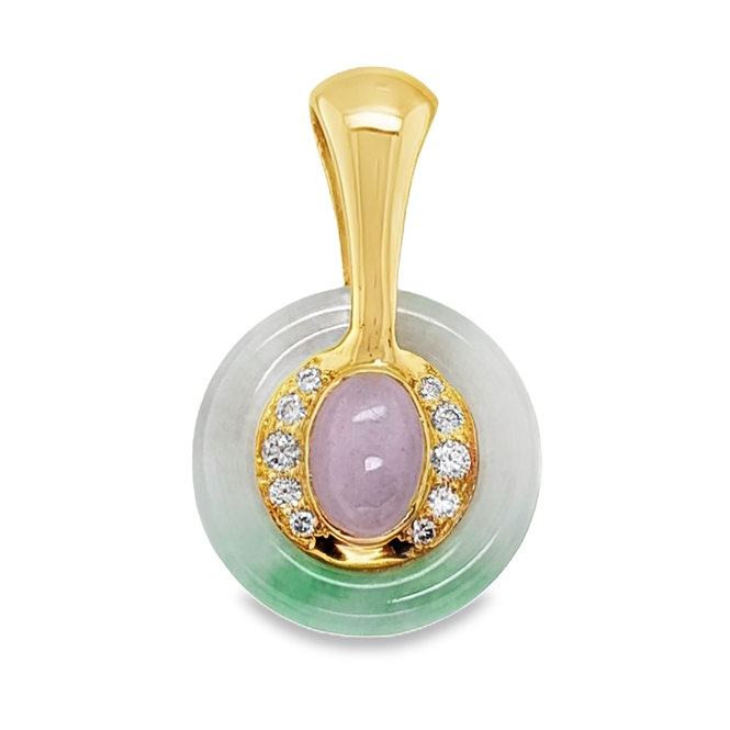 Jade Disc Pendant