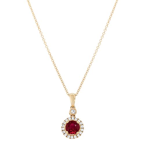 Ruby and Diamond Necklace
