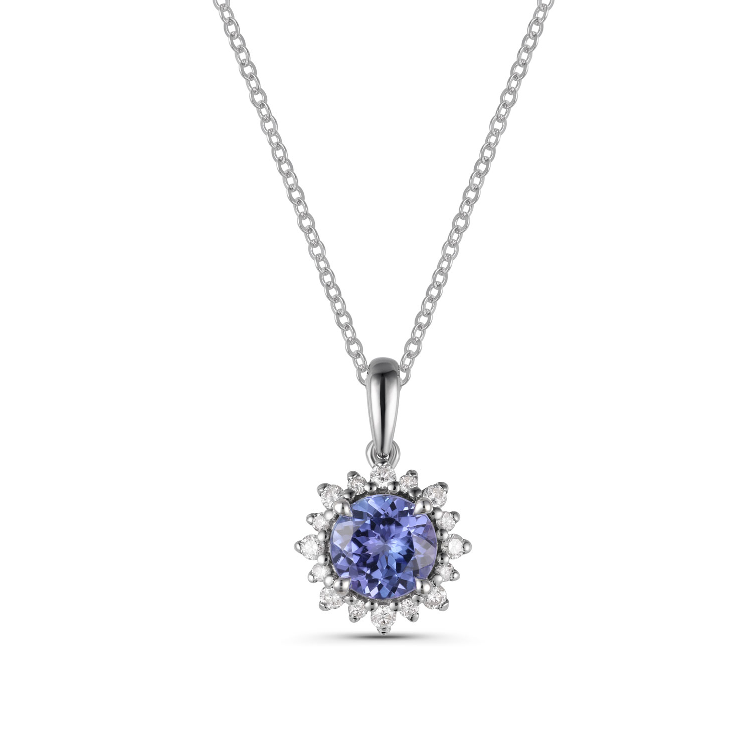 Tanzanite and Diamond Necklace