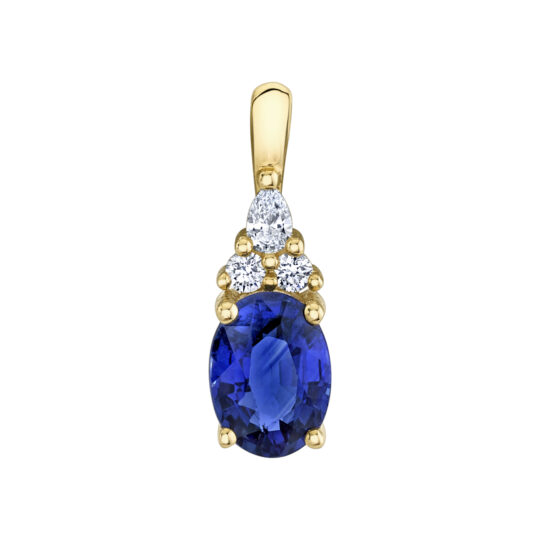 Sapphire and Diamond Necklace