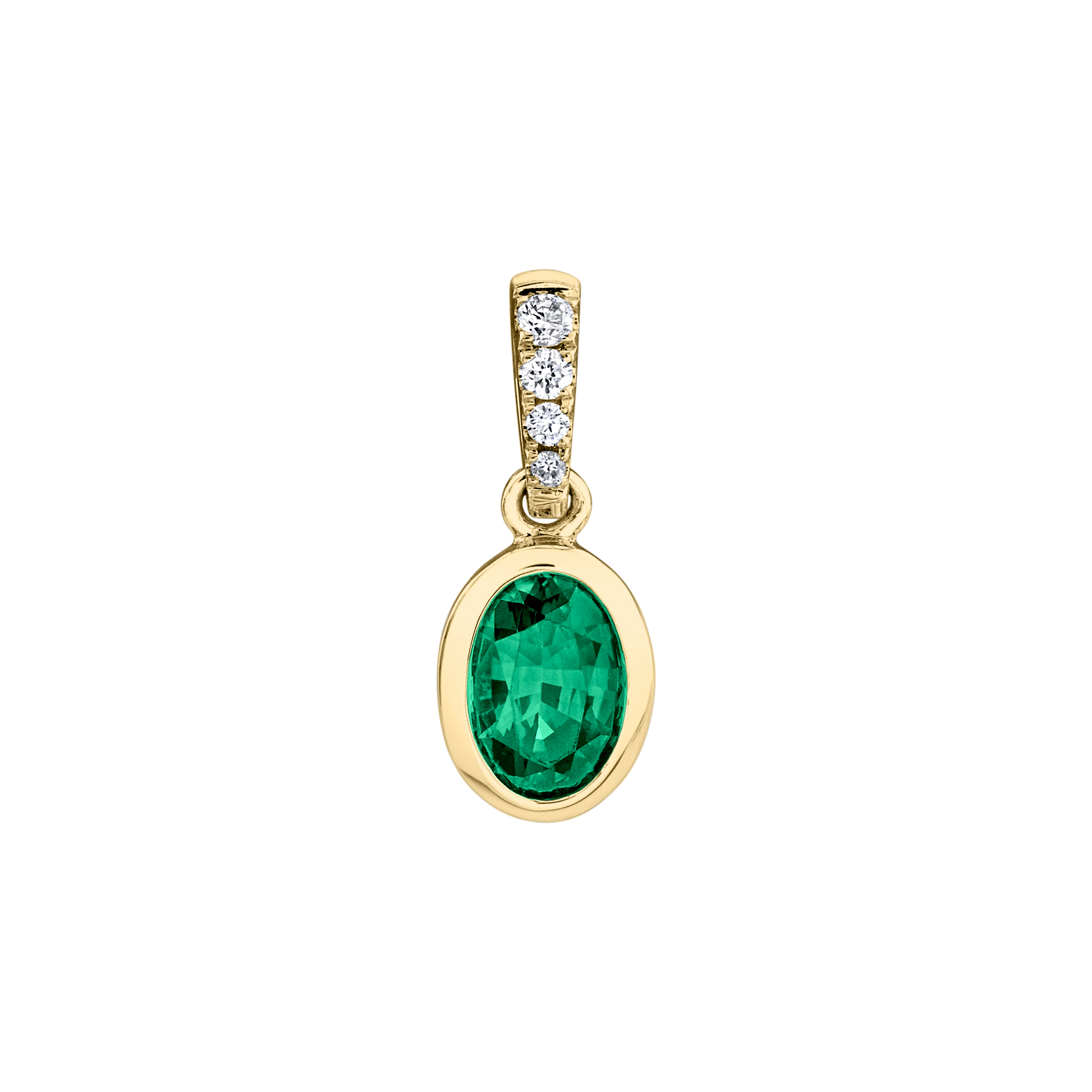 Emerald and Diamond Necklace