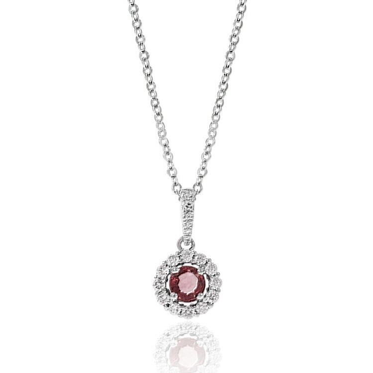 Ruby and Diamond Necklace