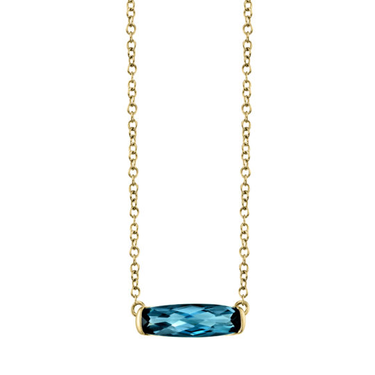 London Blue Topaz Necklace