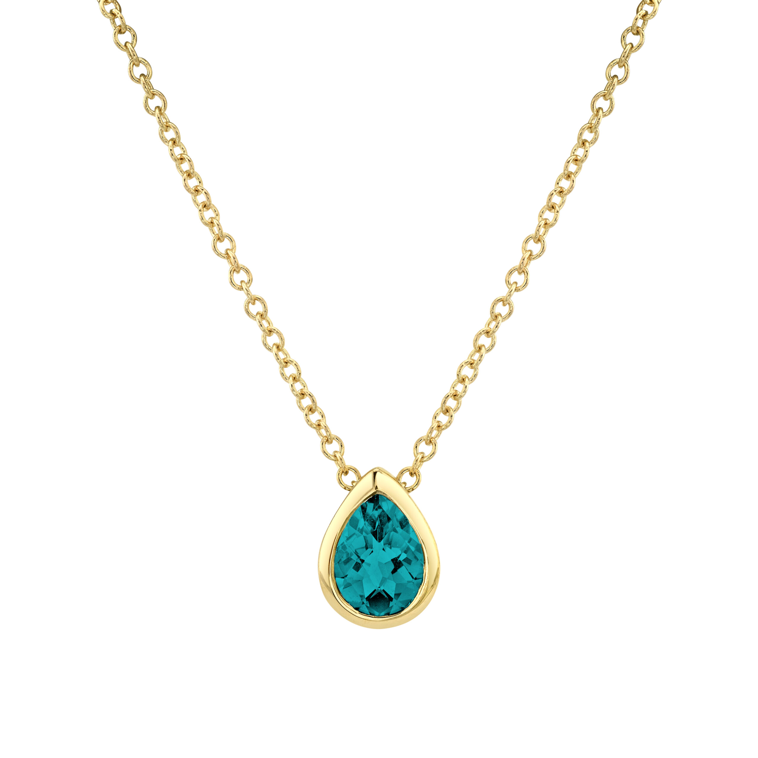 London Blue Topaz Necklace