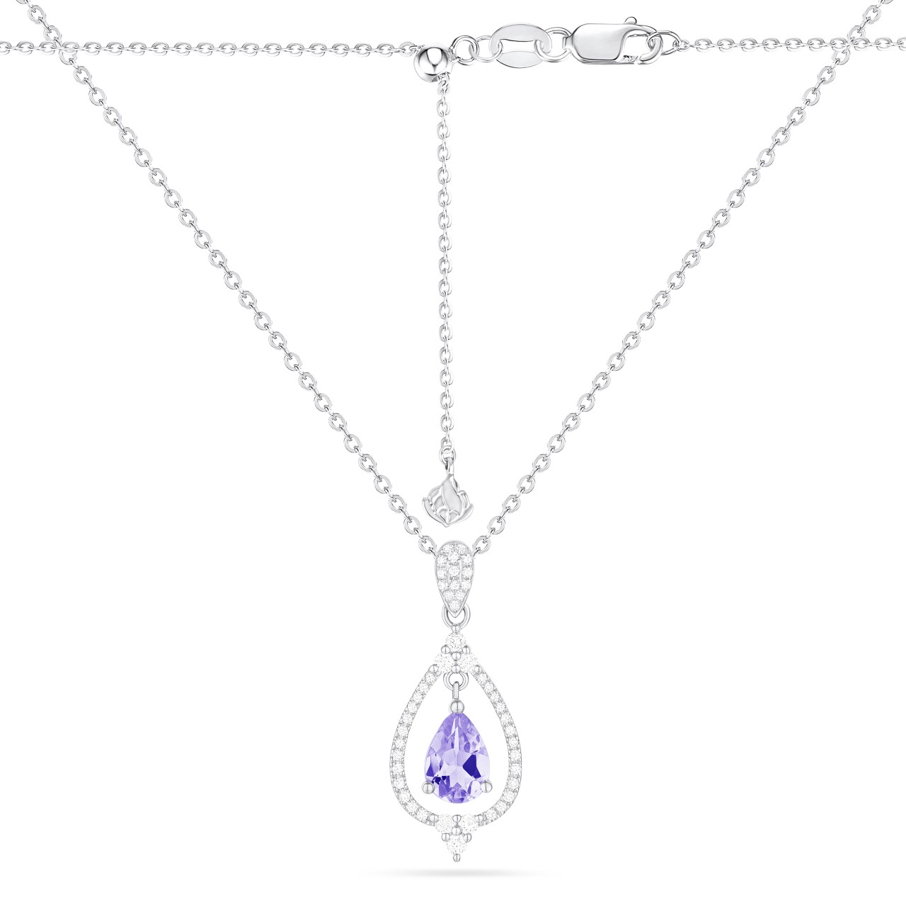 Tanzanite and Diamond Necklace