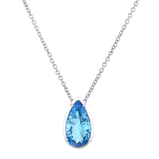 Blue Topaz Necklace