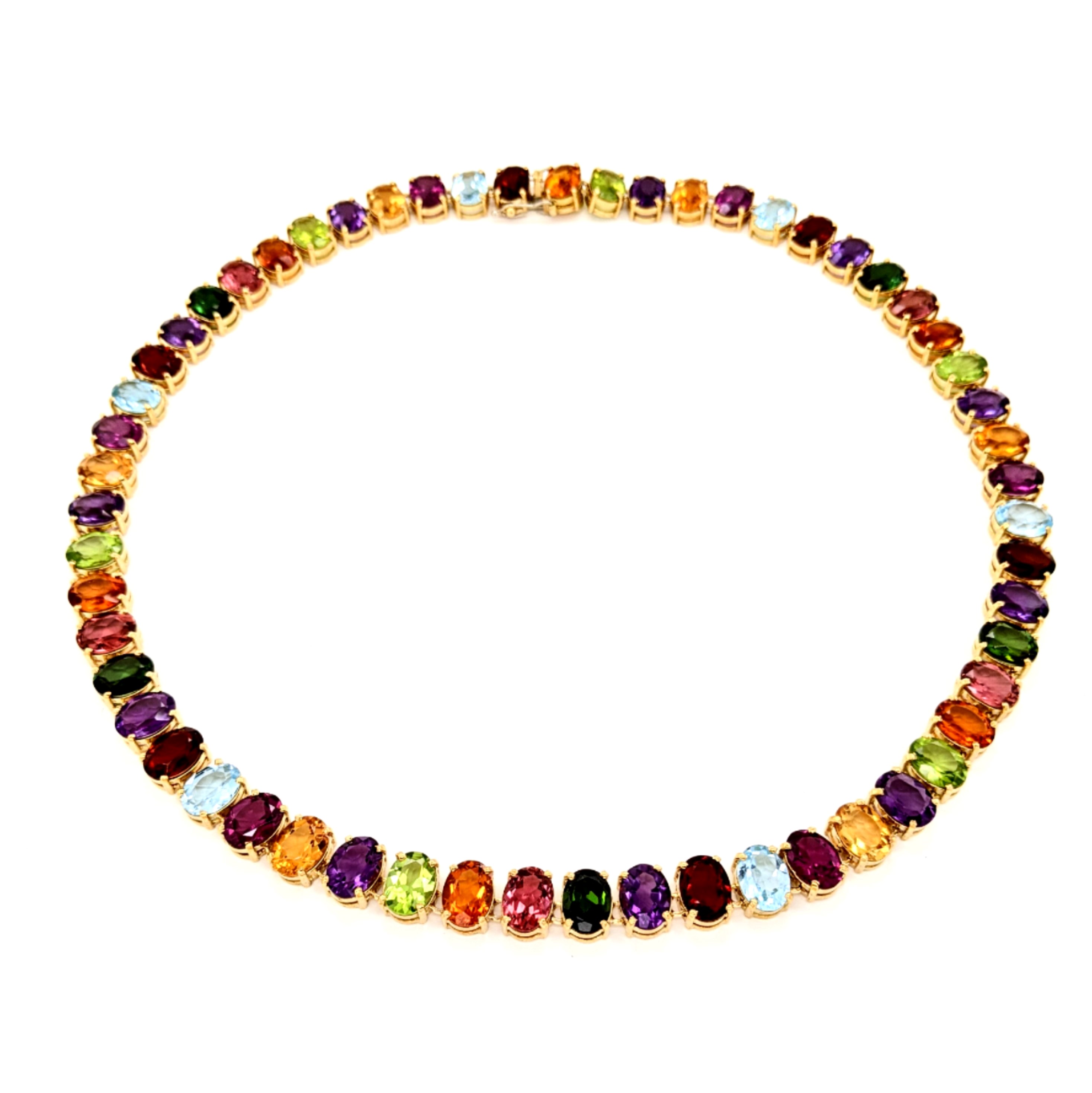 Multi Stone Necklace