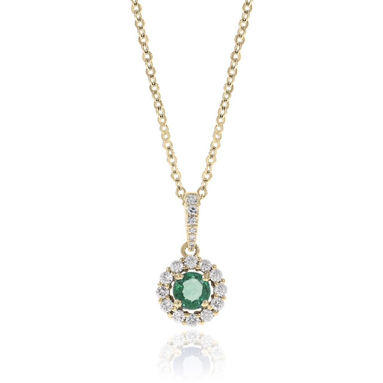 Emerald and Diamond Necklace