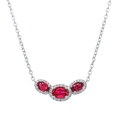 Ruby and Diamond Necklace