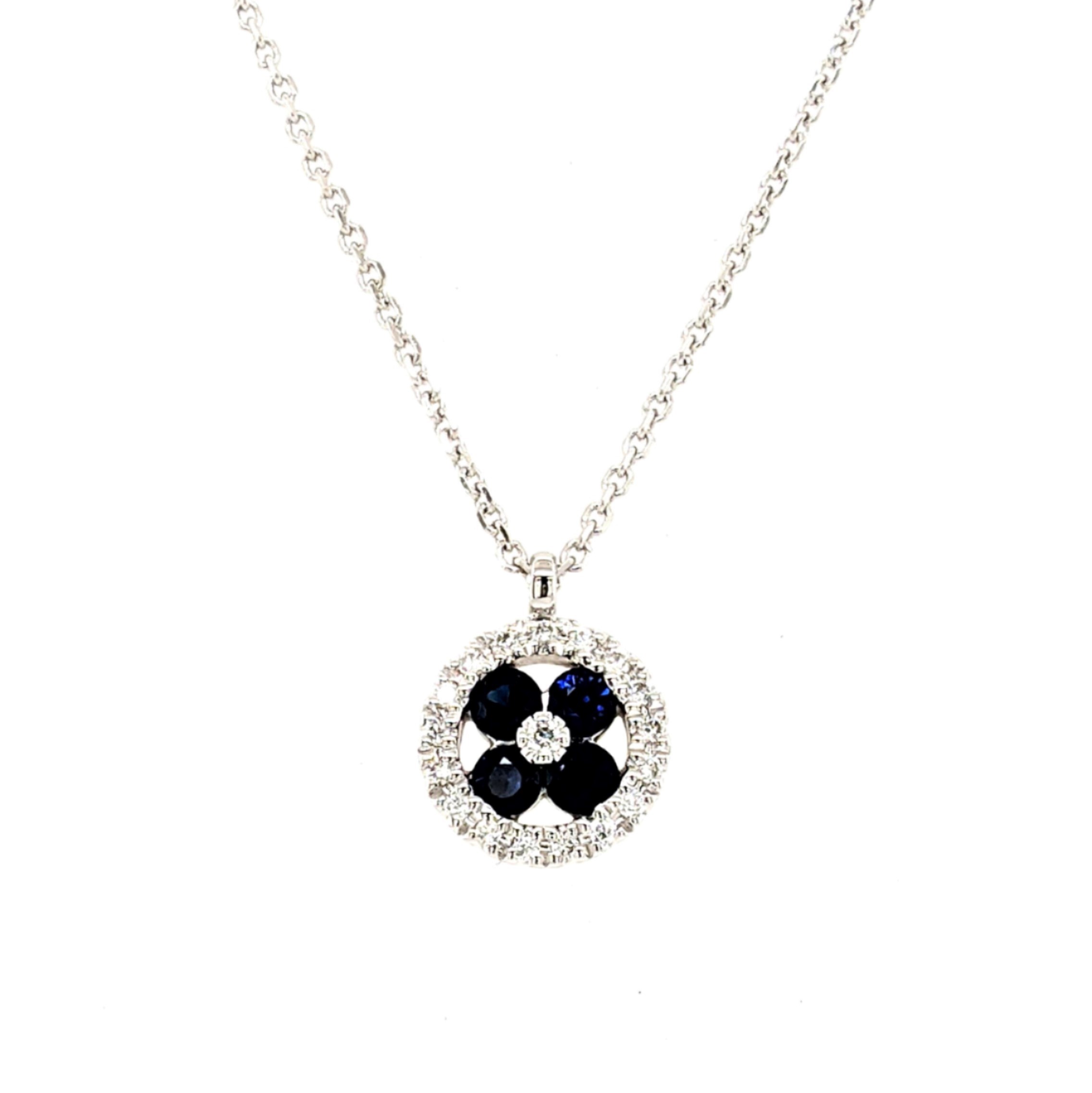 Sapphire and Diamond Necklace