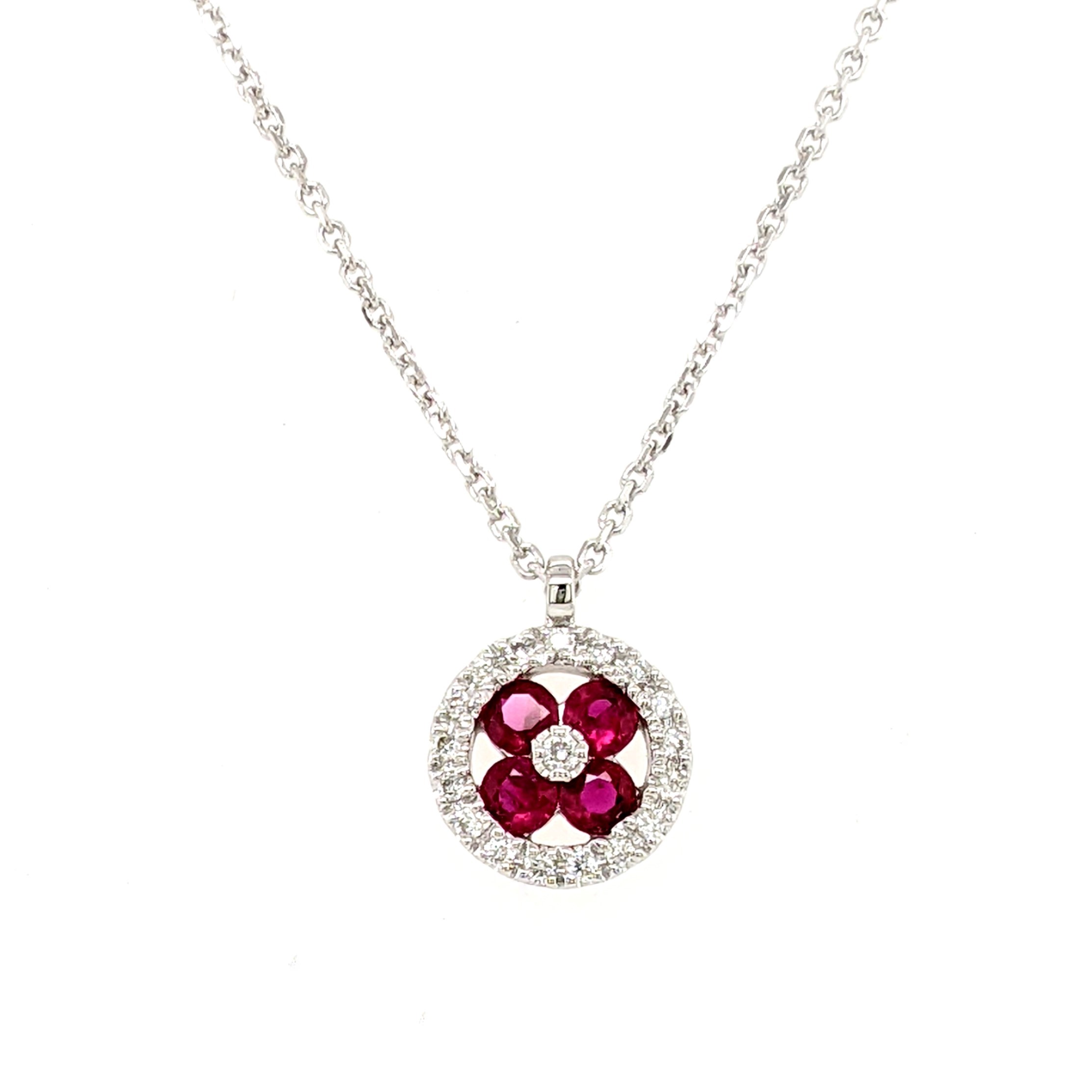 Ruby and Diamond Necklace