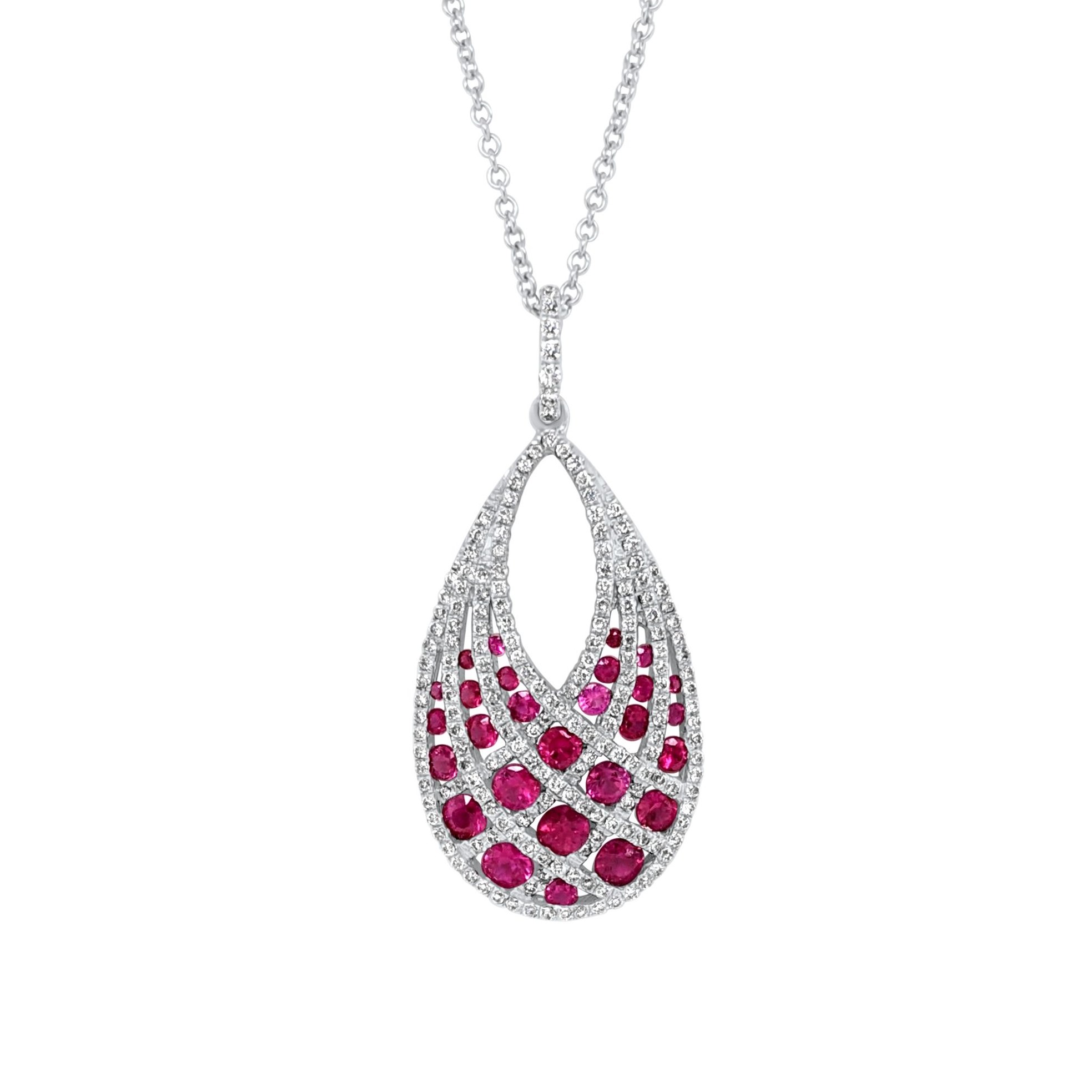 Ruby and Diamond Necklace