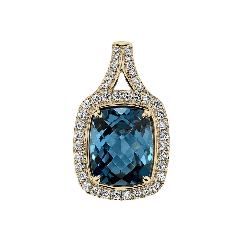 London Blue Topaz Necklace