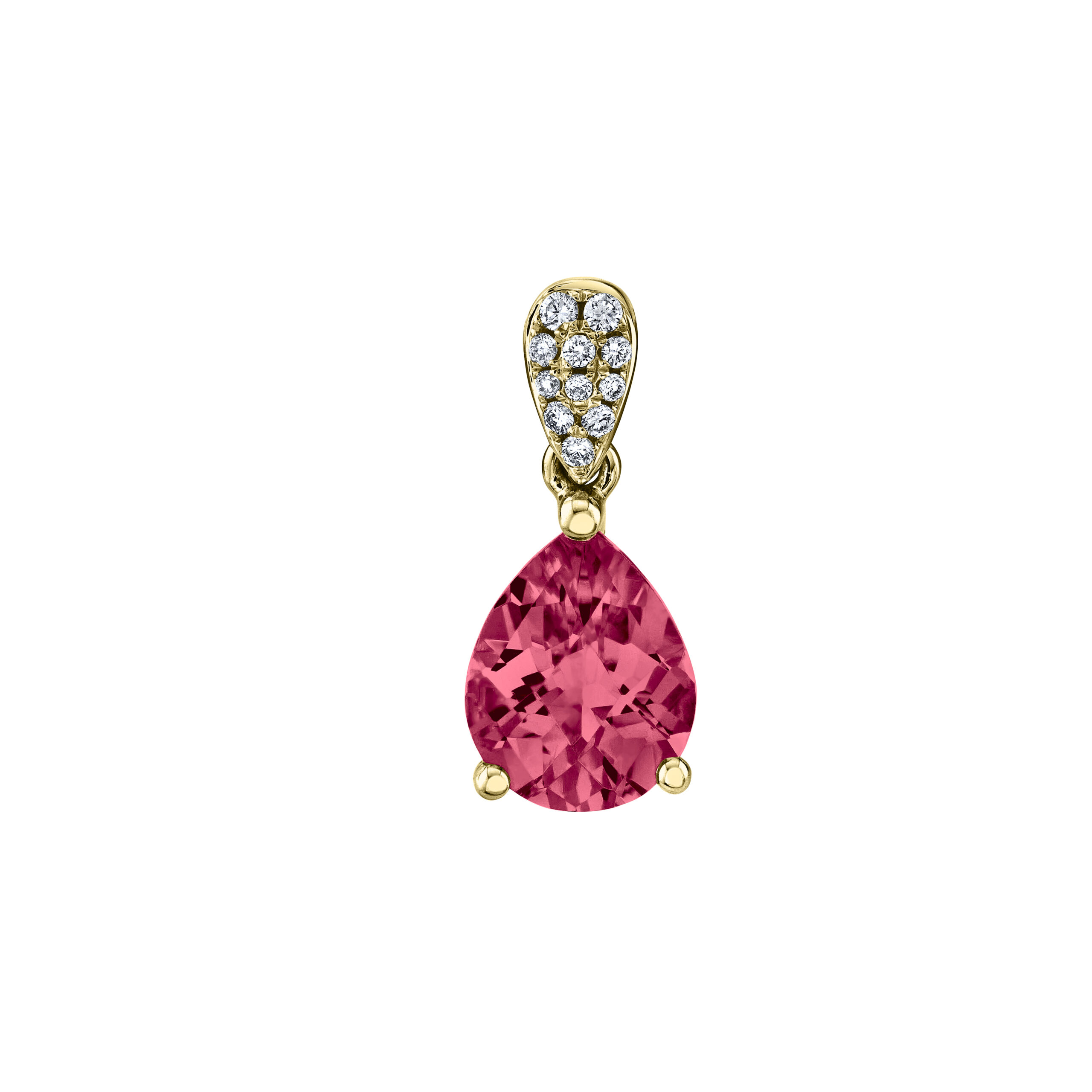 Rhodolite and Diamond Necklace