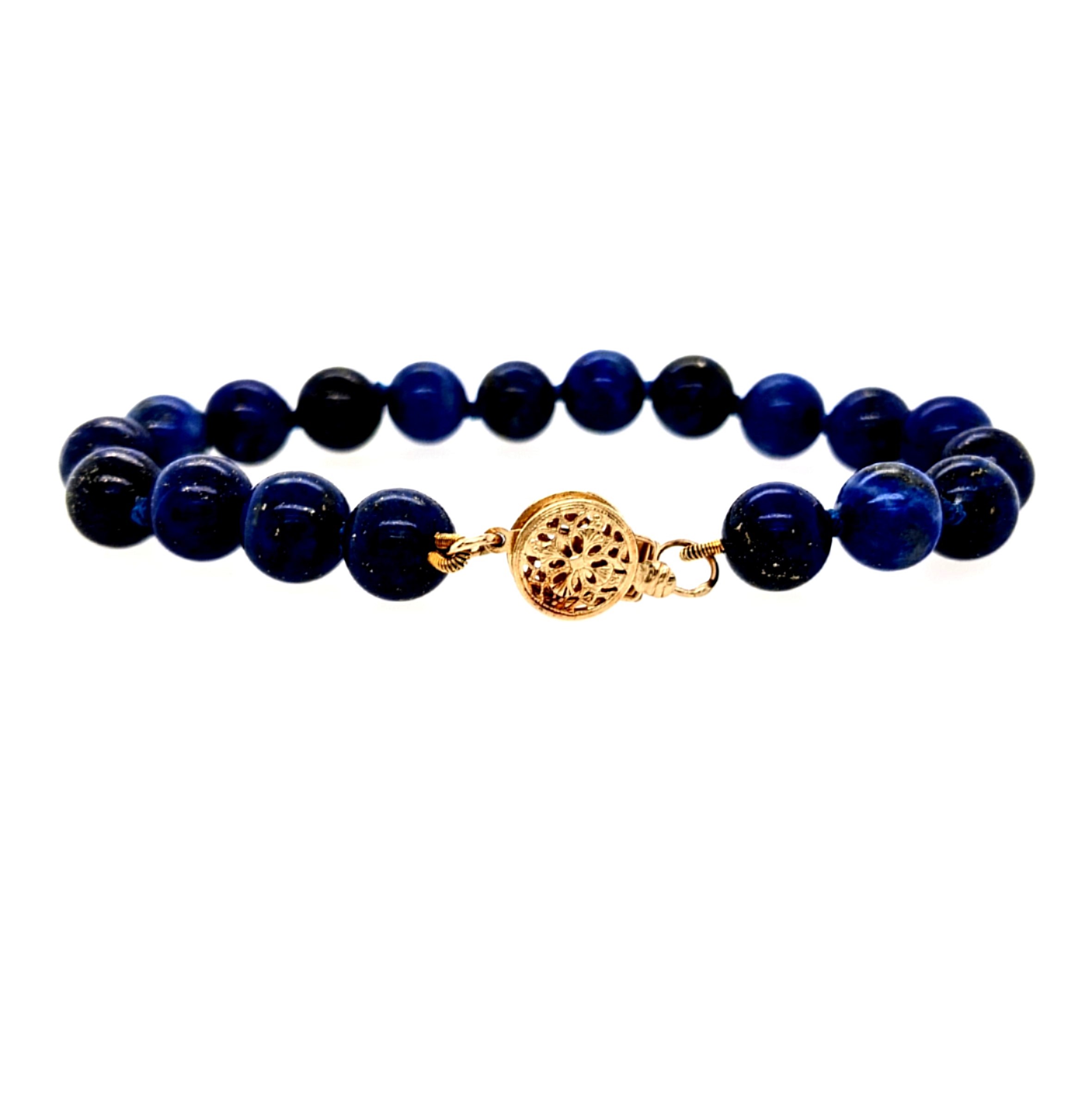 Lapis Bead Bracelet