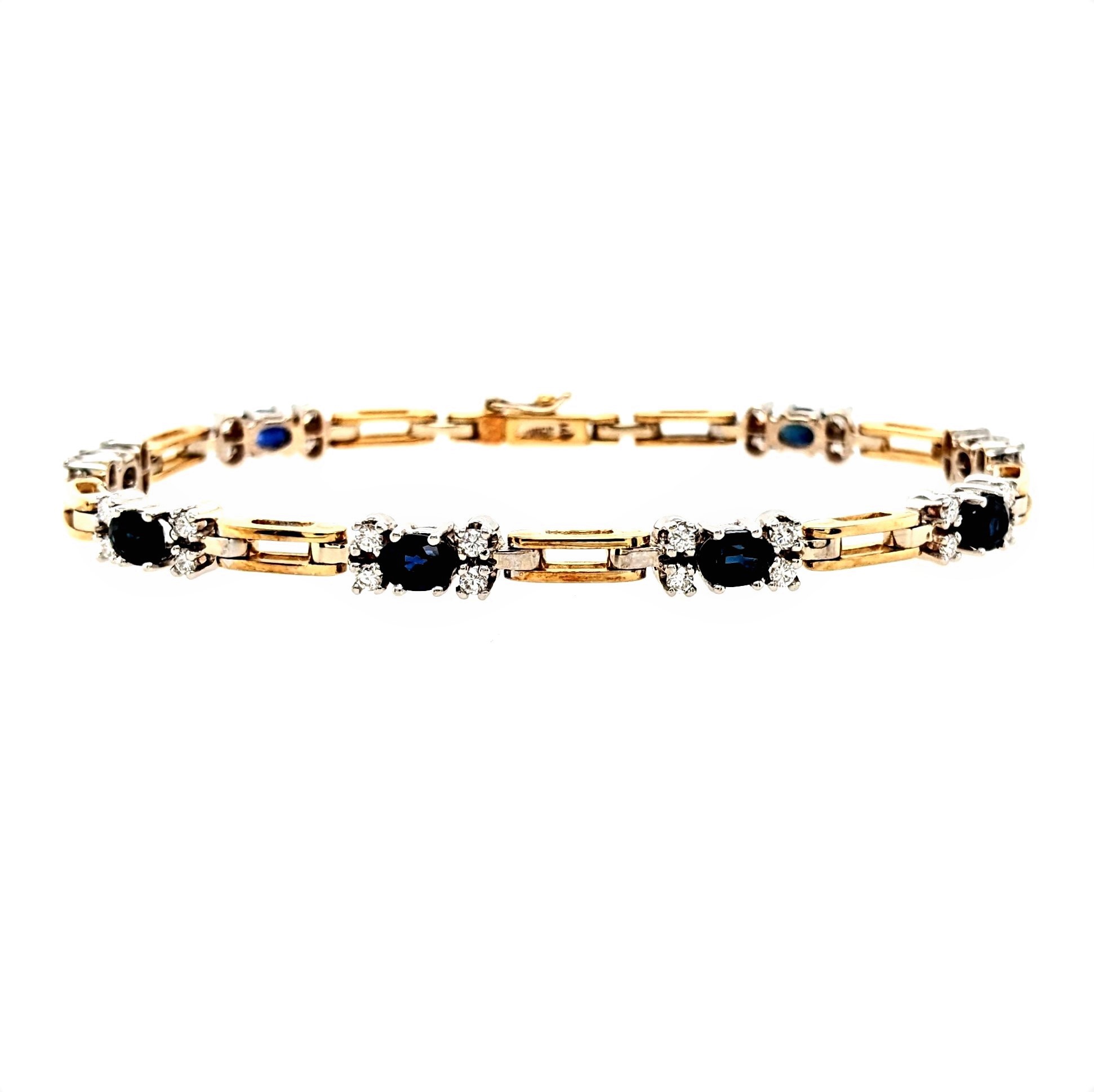Sapphire and Diamond Bracelet