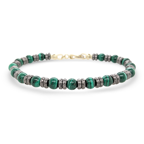 Malachite Beaded Bracelet