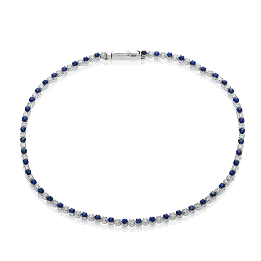 Sapphire and Diamond Bracelet