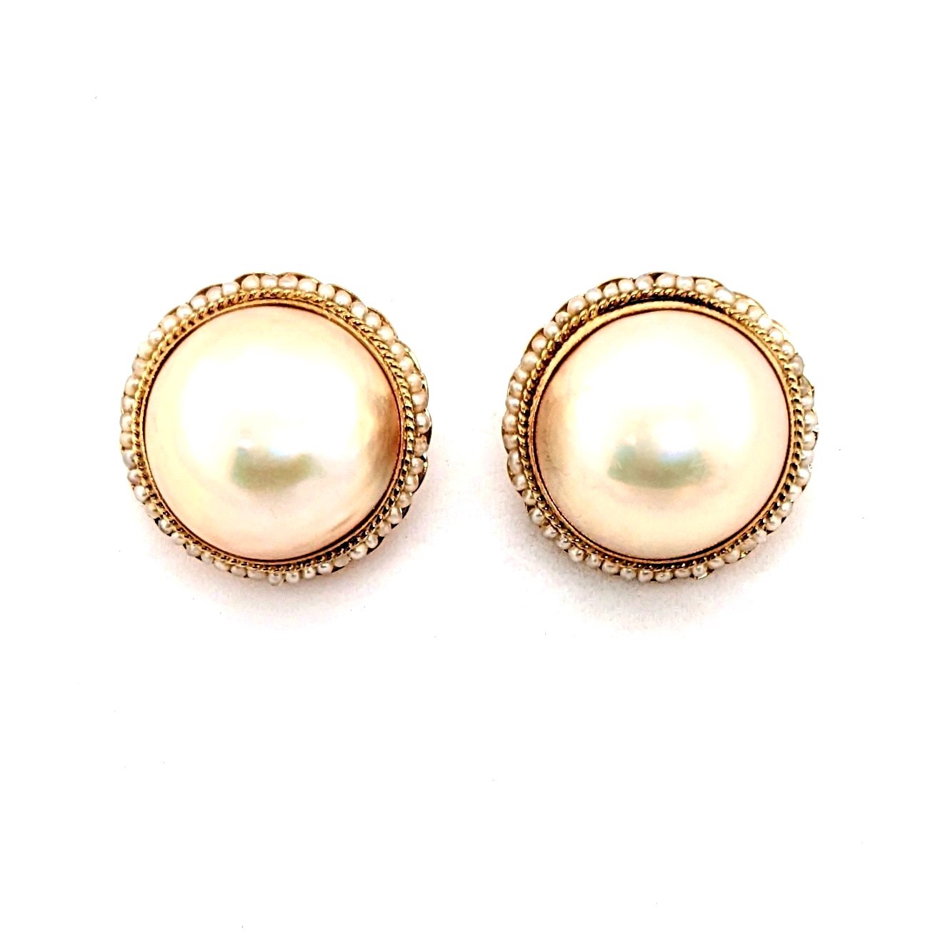 Mabe Pearl Earrings