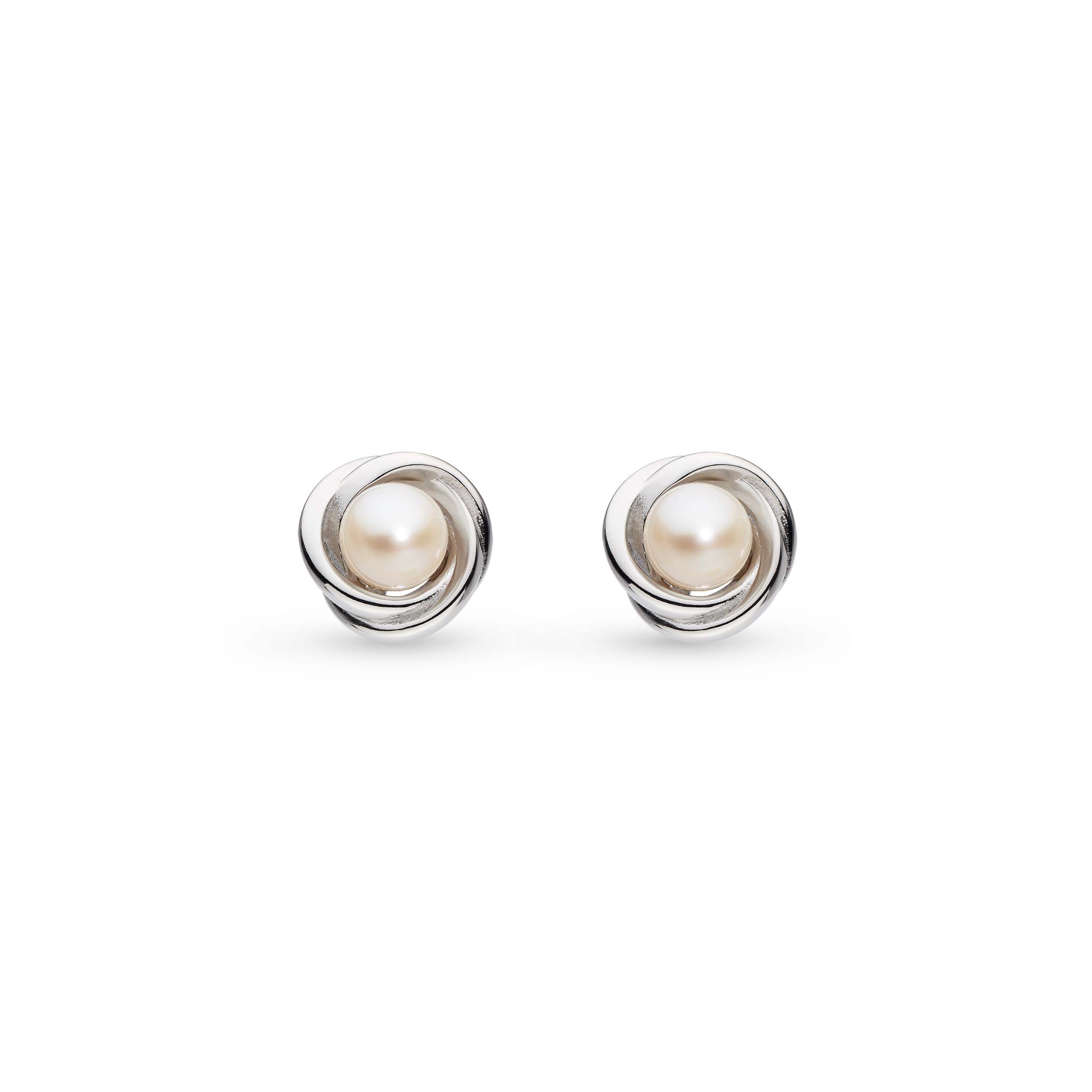 Trilogy Pearl Stud Earrings