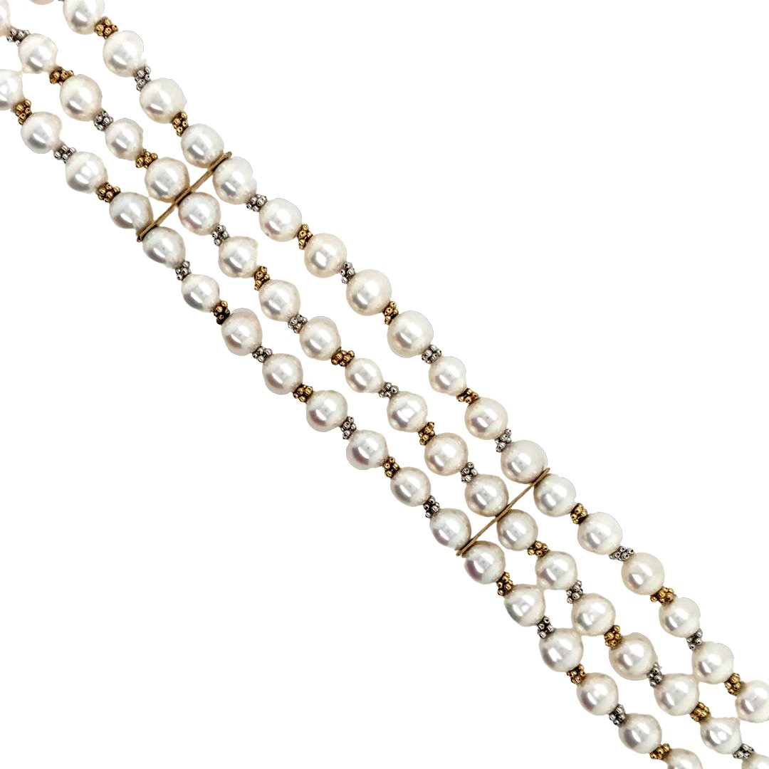 Triple Pearl Bracelet