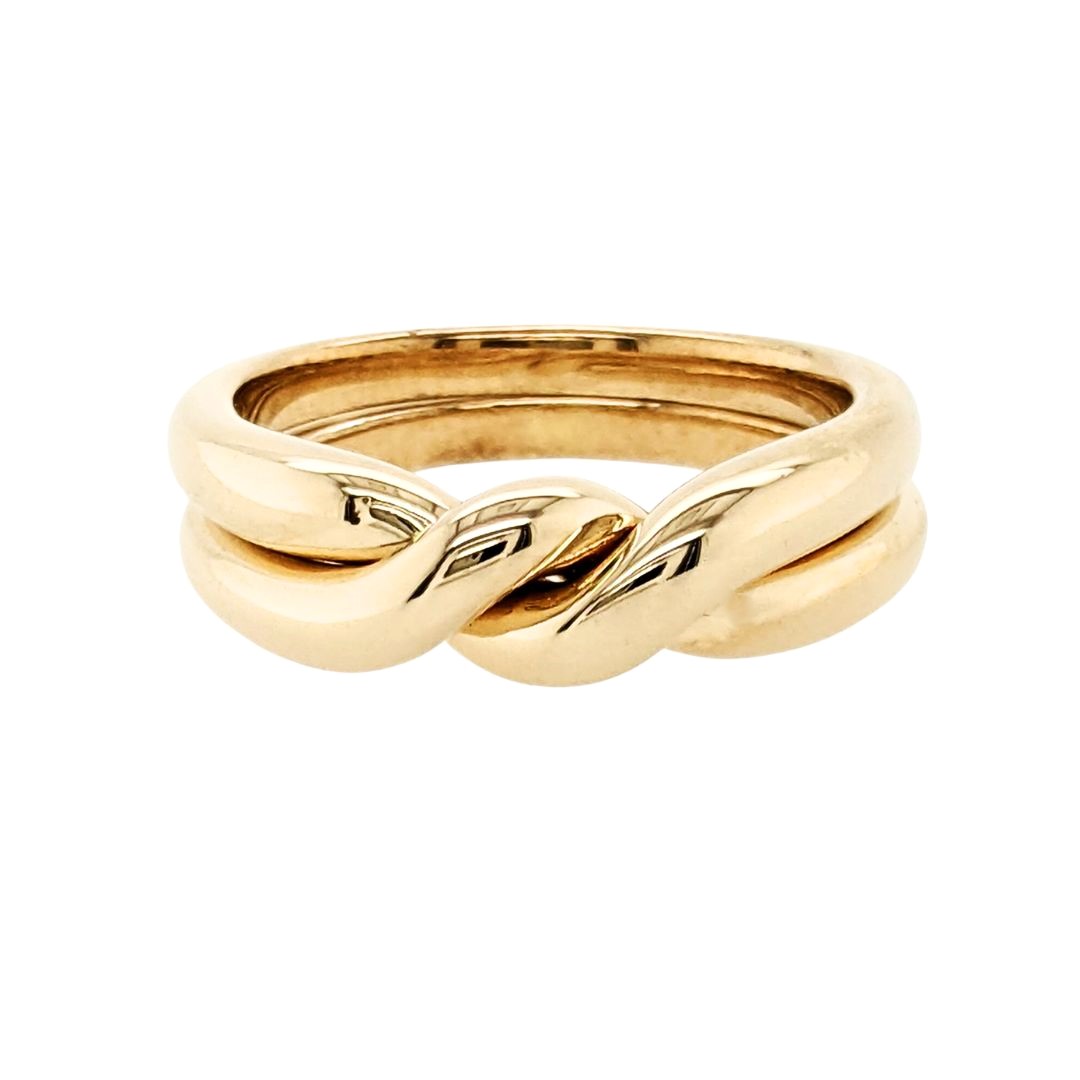 Gold Puzzle Ring