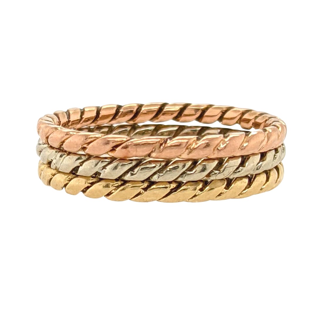 Gold Braided Bands