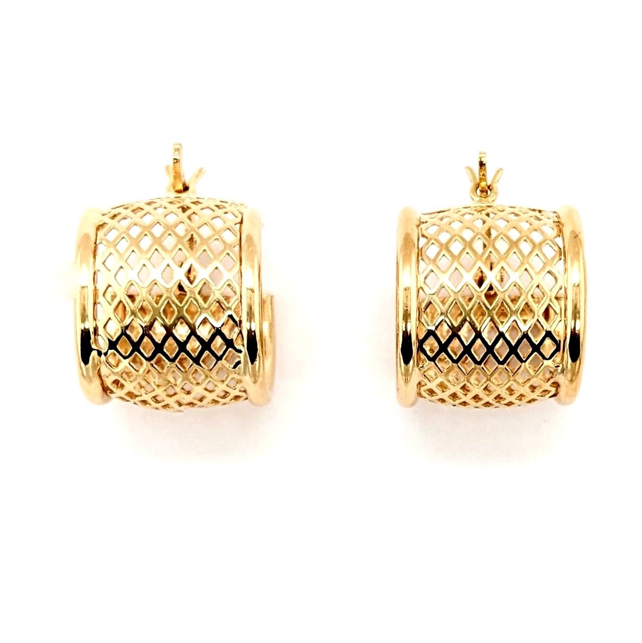 Gold Woven Earrings
