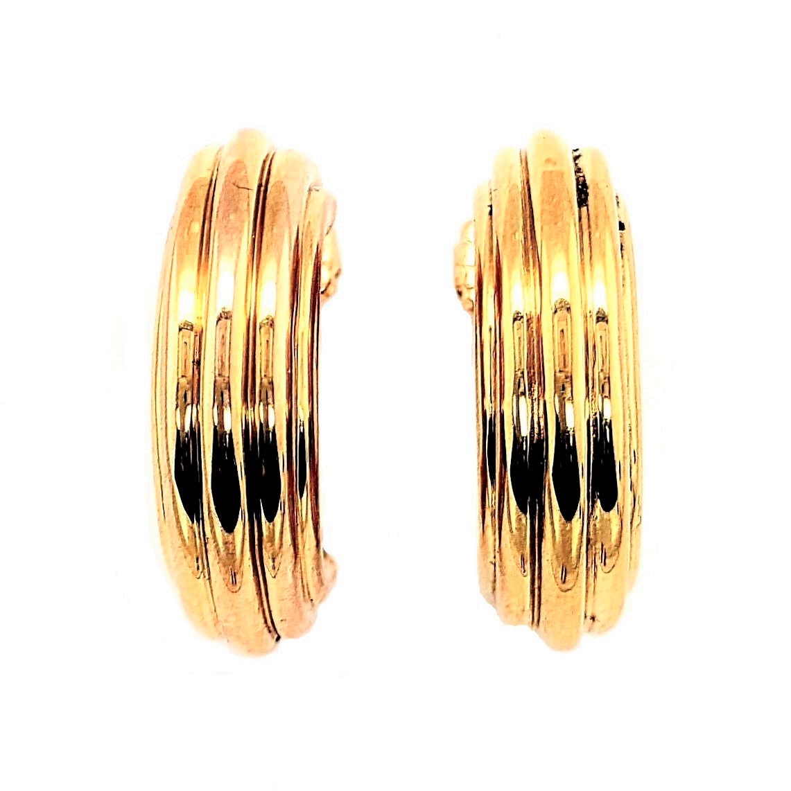 Gold Half Hoop Earrings