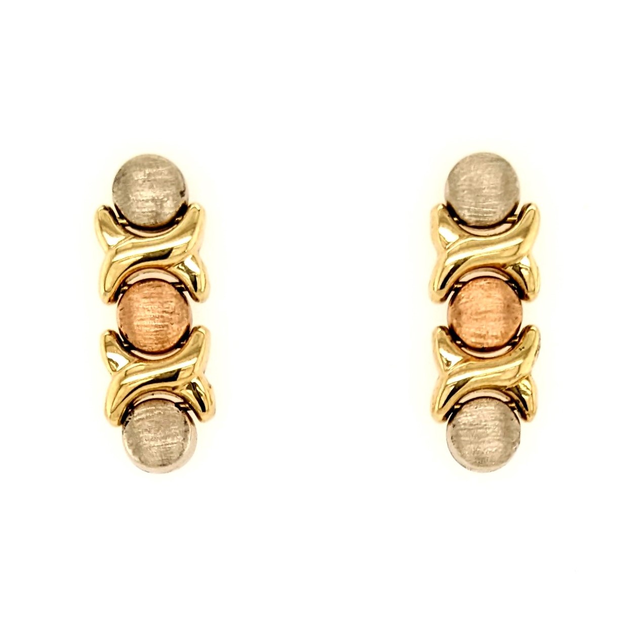 Gold "XO" Earrings