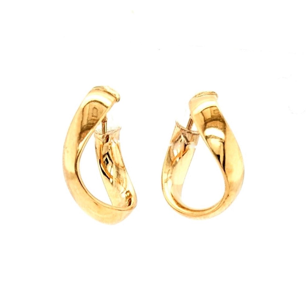 Wavy Hoop Earrings