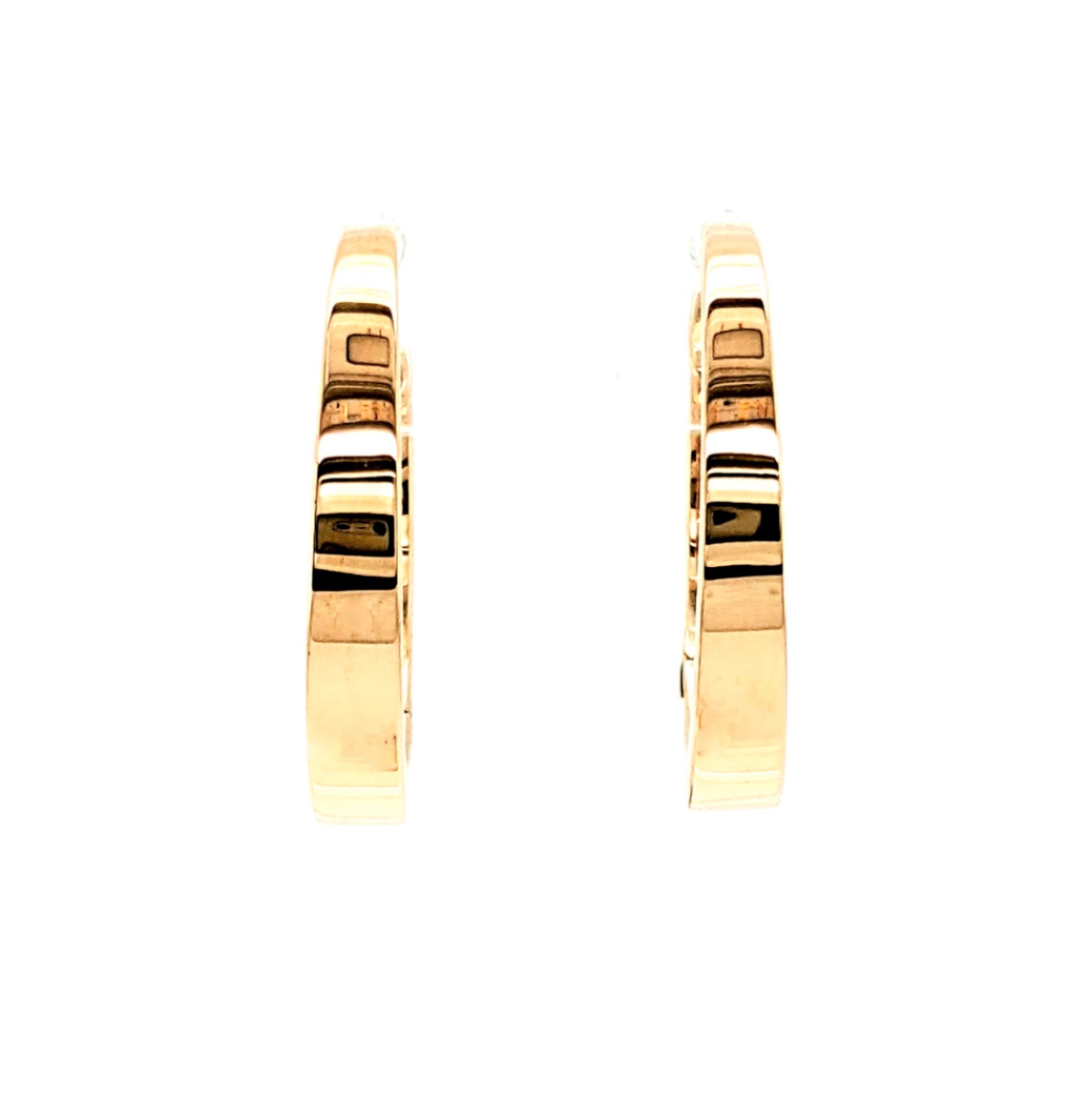 Gold Huggie Hoops