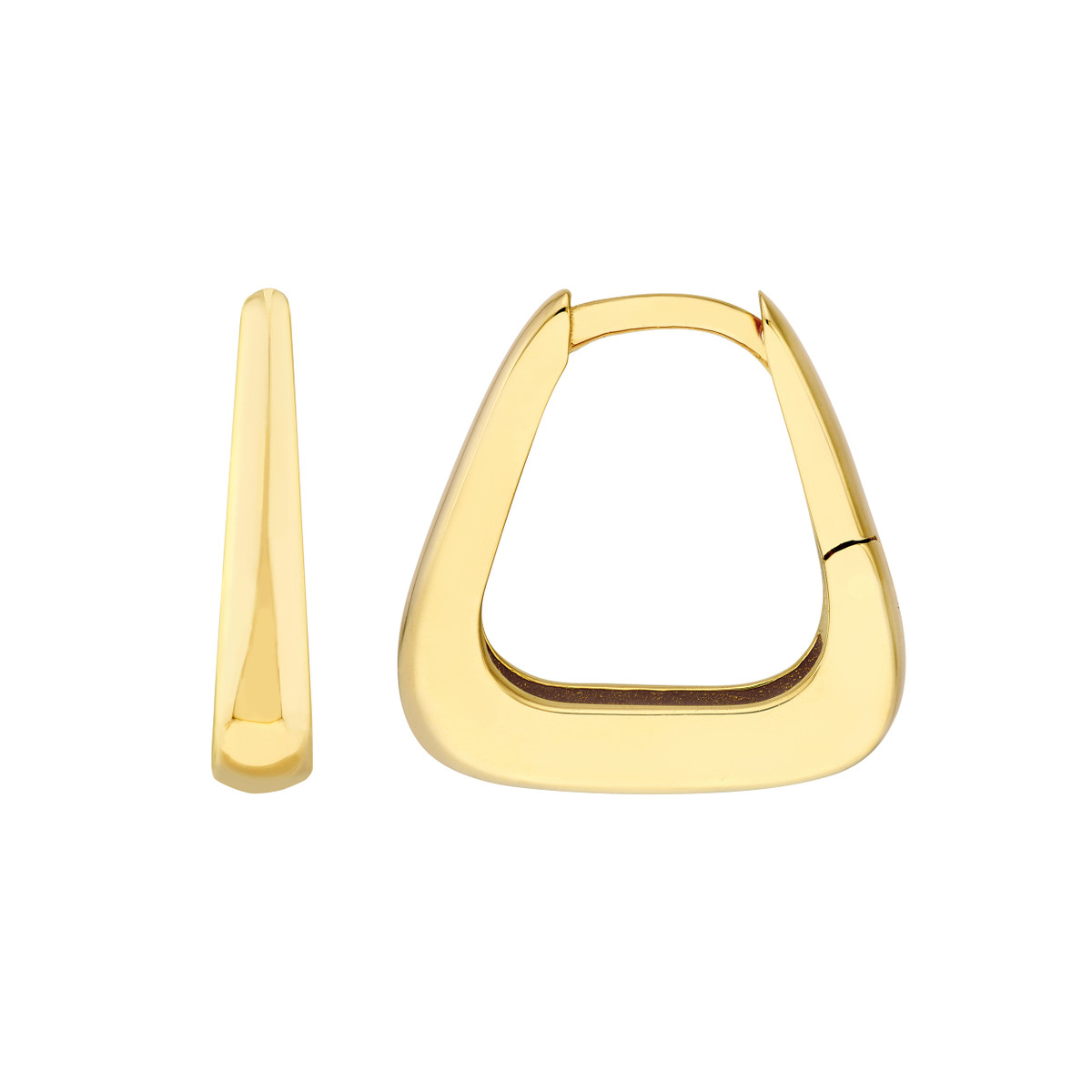 Gold Squared Earrings