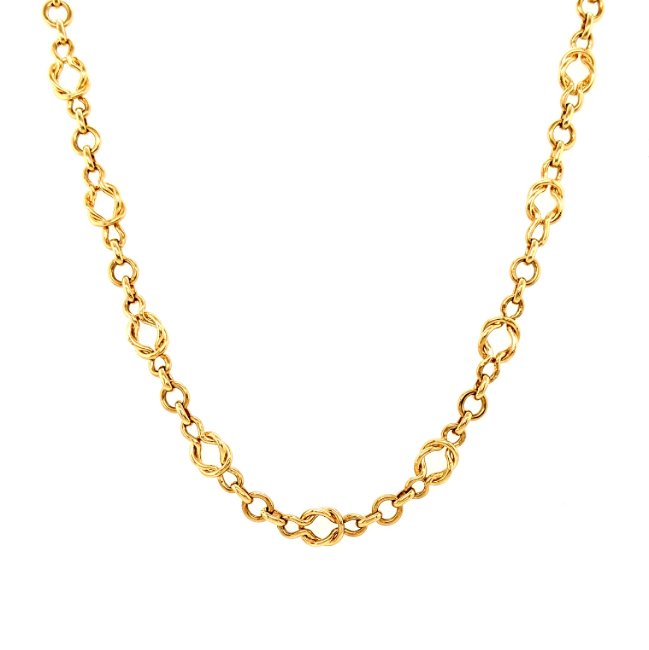 Gold Circle Link Chain