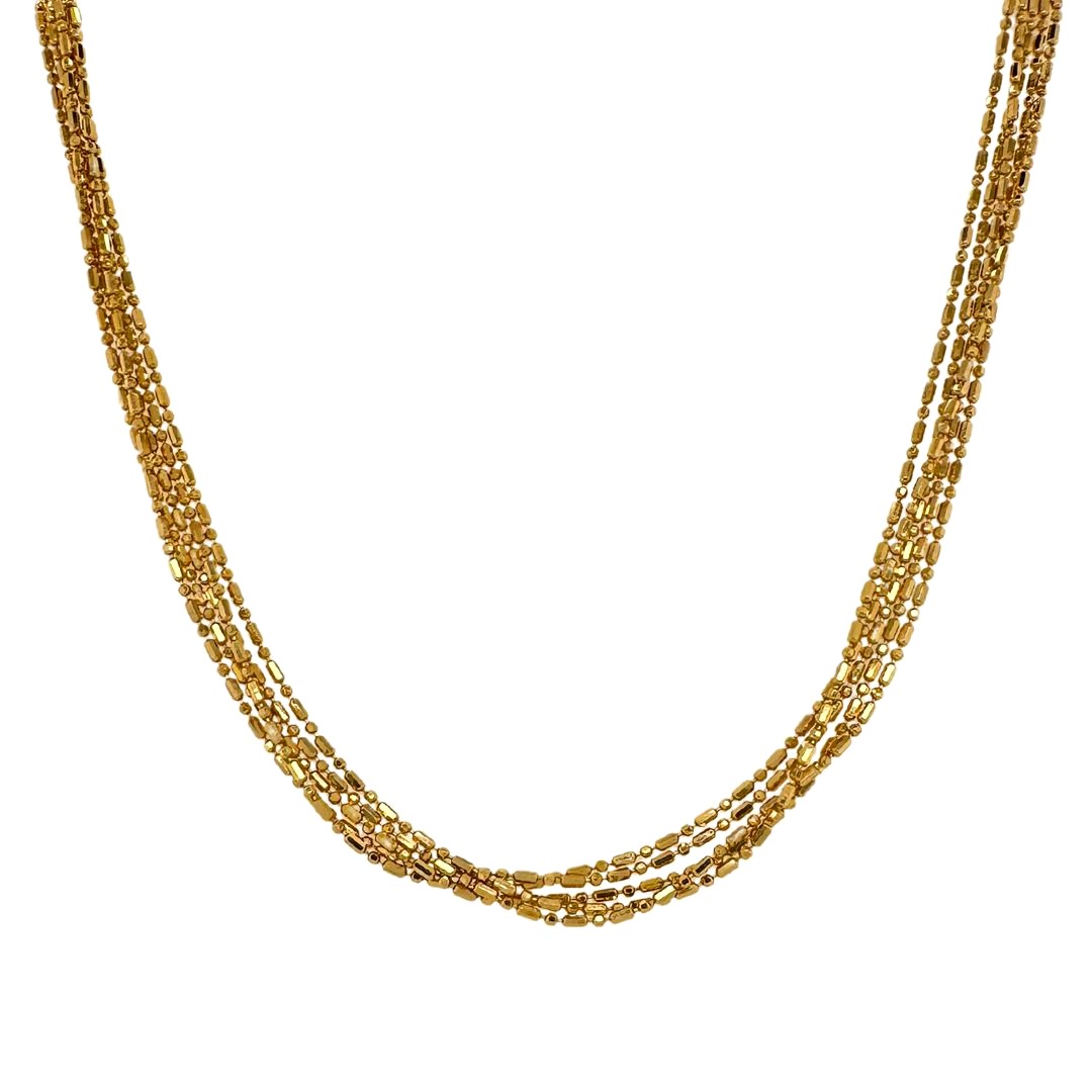 Gold Beaded Chain