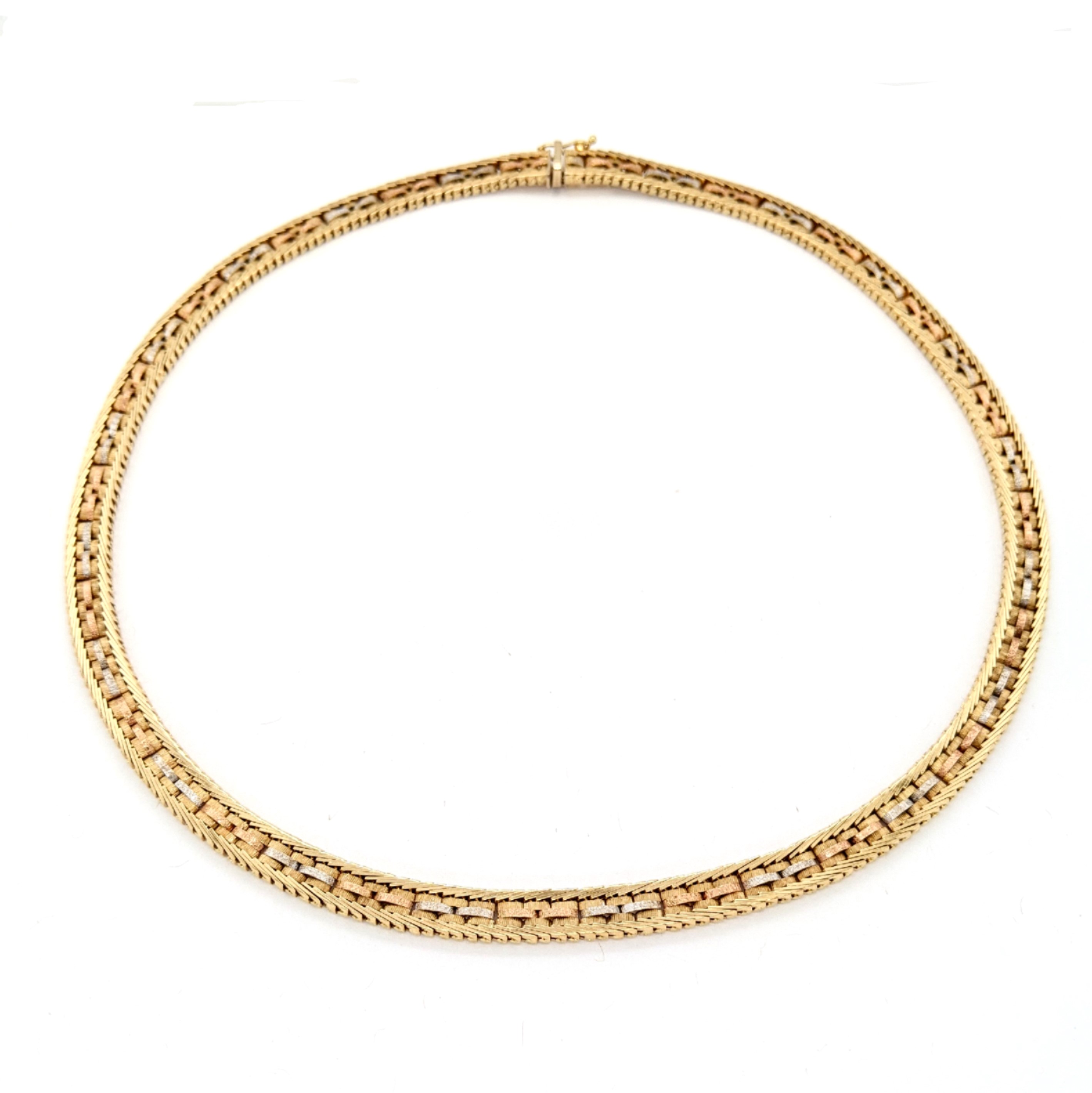 Imperial Tri-Gold Necklace