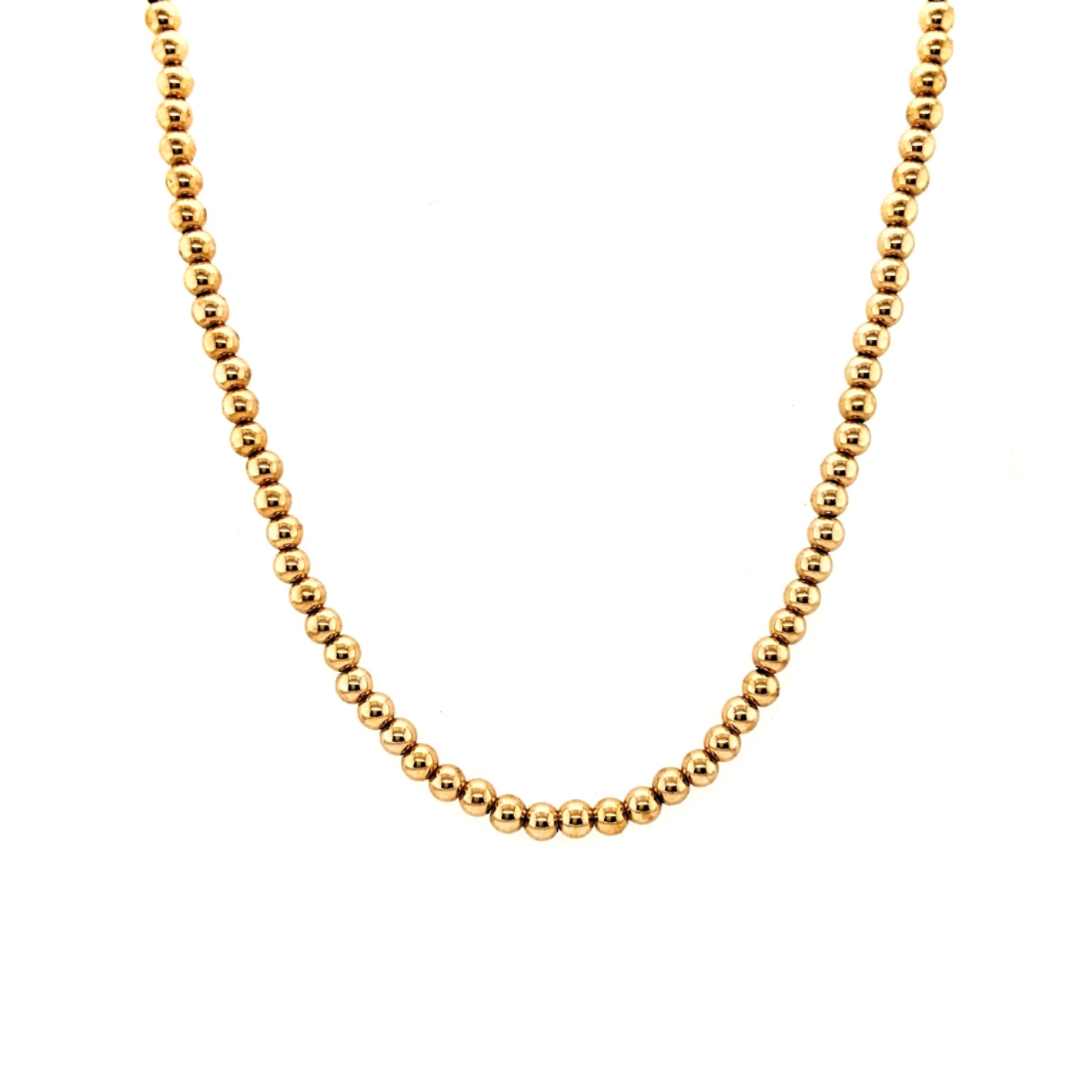 Gold Bead Necklace