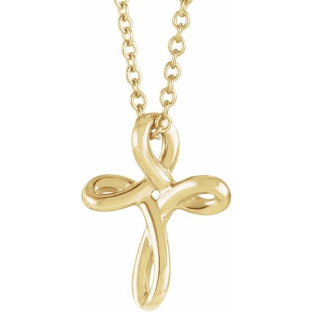 Gold Cross Necklace