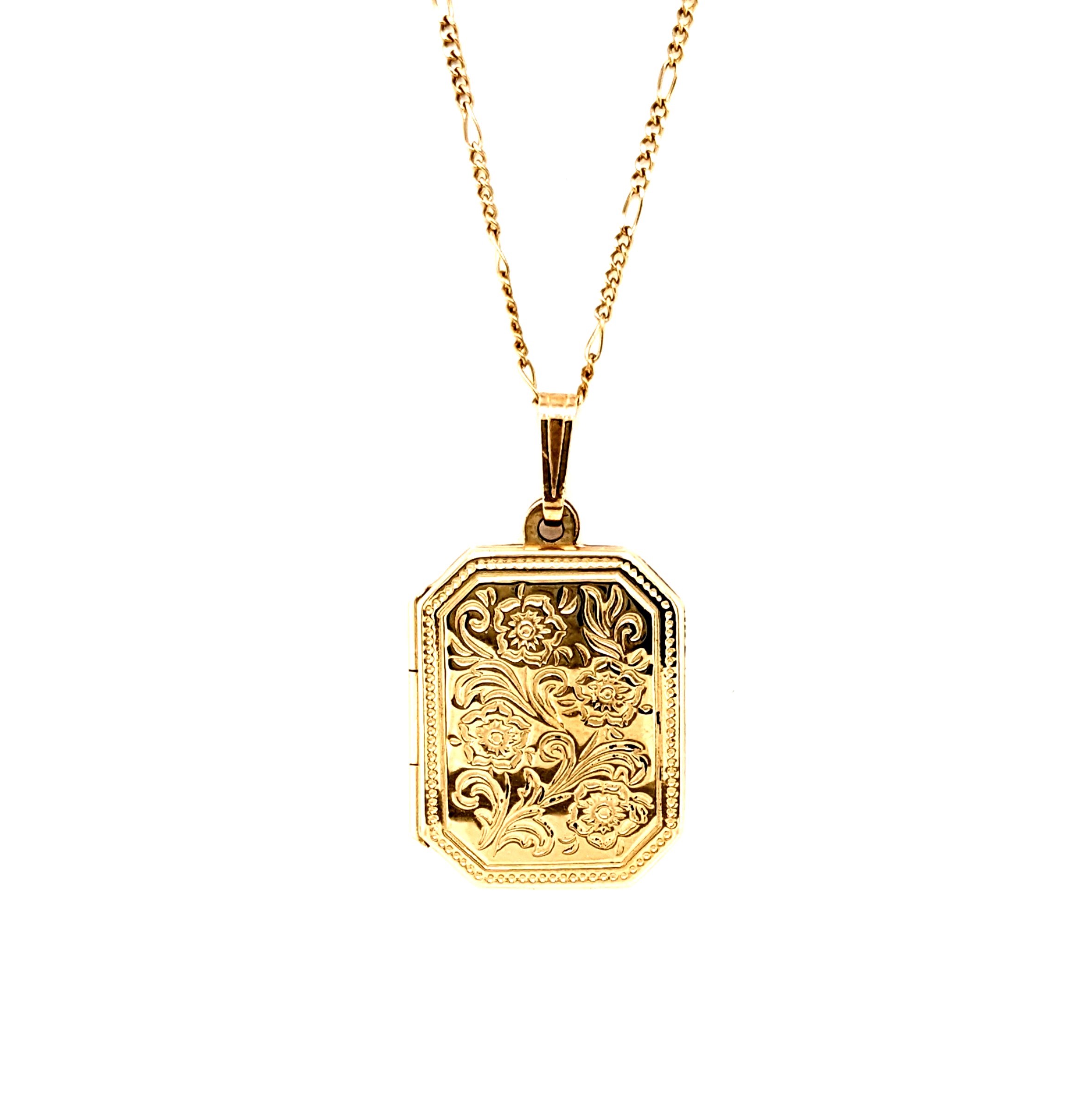 Gold Locket Necklace