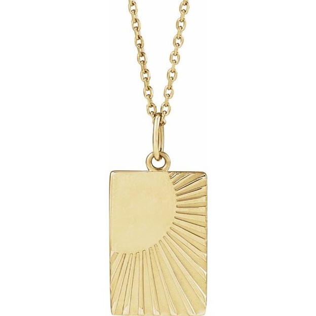 Gold Sun Necklace
