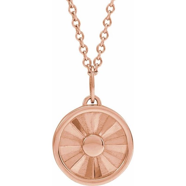 Rose Sun Necklace