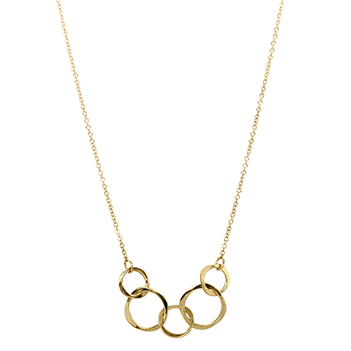 Gold Circles Necklace