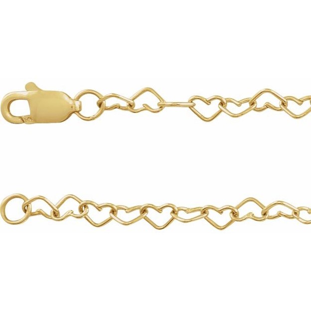 Gold Hearts Necklace