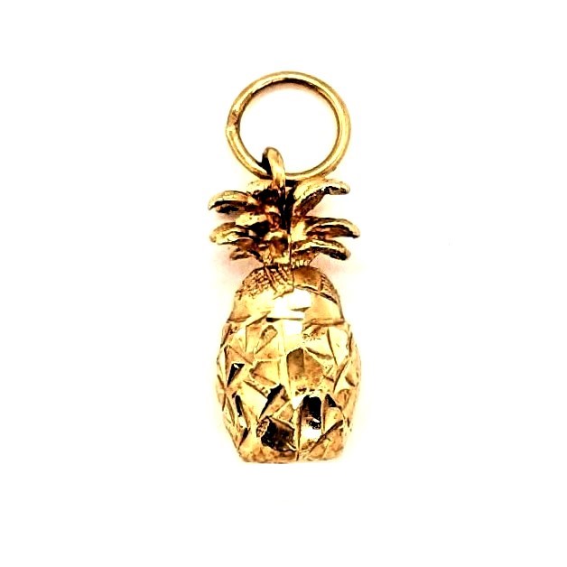 Gold Pineapple Pendant